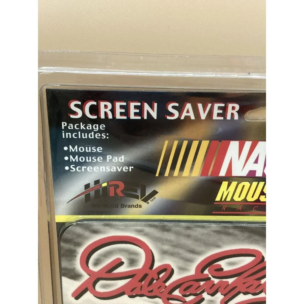 Dale Earnhardt #3 NASCAR Mouscar Screen Saver Mouse & Pad NEW
